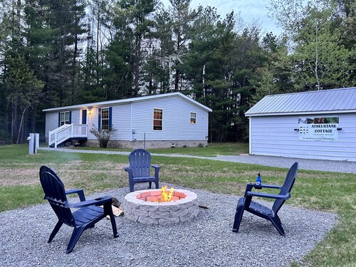 A peaceful Northwoods cottage with direct trail access. 