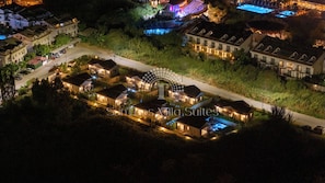Front of property - evening/night - SunTeos Villa Suites (Fethiye)