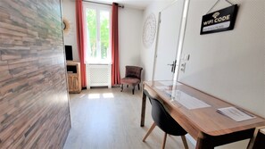 Traditional Apartment | Living area | 80-cm flat-screen TV with digital channels, TV