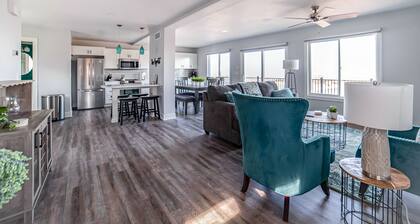 Quaint house on the bluffs overlooking the scenic Missouri River.