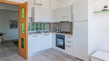 Kühlschrank, Ofen, Herdplatte, Geschirrspüler