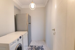 Apartment, 2 Bedrooms | Private kitchen | Fridge, coffee/tea maker, electric kettle, cleaning supplies - Şiva Pera Hotel and Spa (Istanbul)