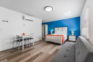 1 bedroom, iron/ironing board, travel crib, free WiFi