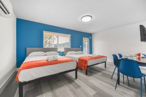 1 bedroom, iron/ironing board, travel crib, free WiFi