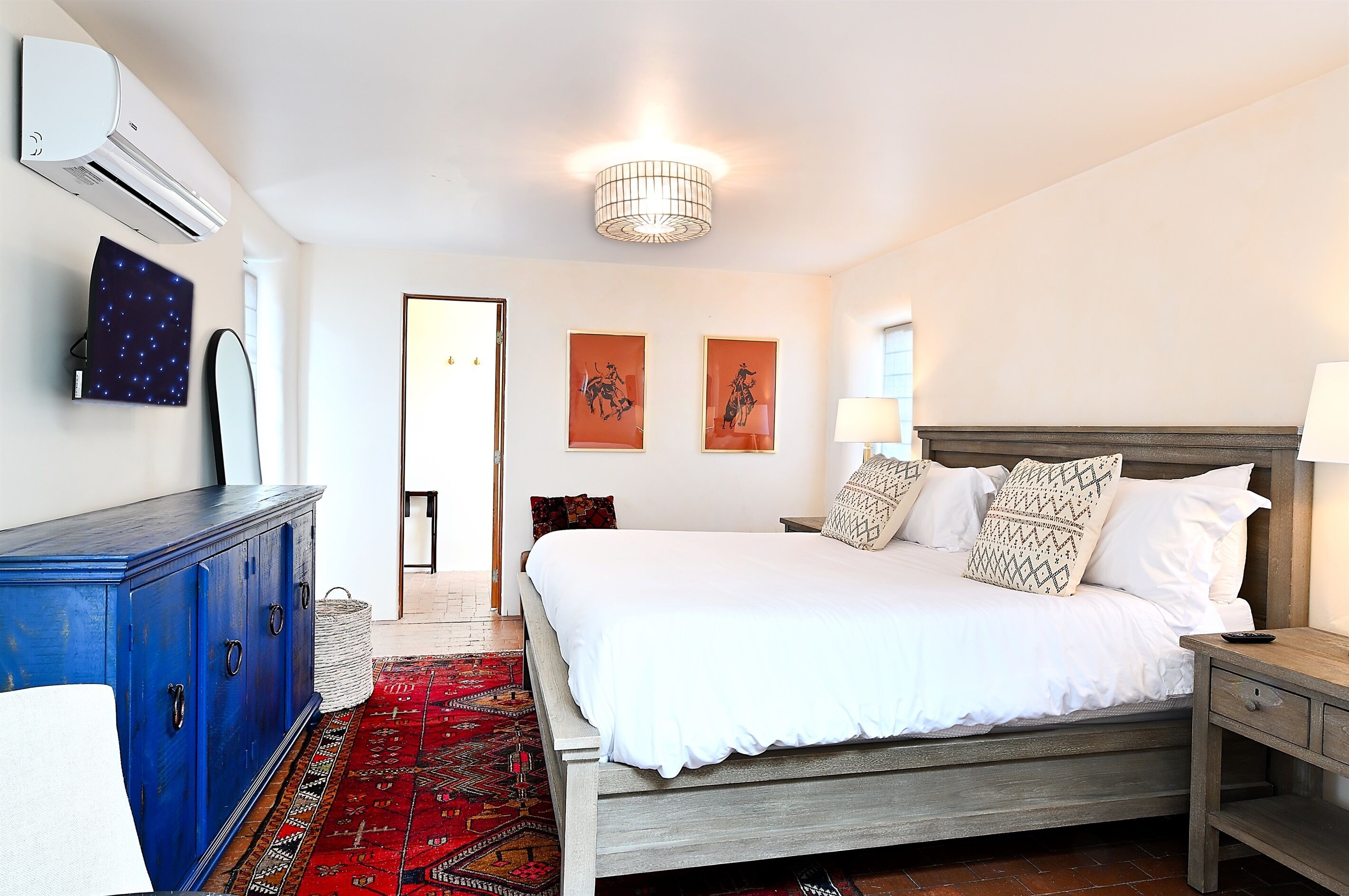 1 bedroom, iron/ironing board, travel crib, WiFi