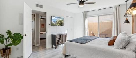 3 habitaciones, escritorio, tabla de planchar con plancha y wifi gratis