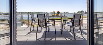 Schlei-Koje 4 - Fußbodenheizung, Dusche, Balkon, Gartenmöbel, Parkplatz