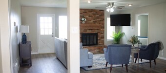 Close to the med centers, ball fields, shopping & the lake! Perfect for all!! 