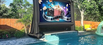 Luxe 6BR Sleeps 21 Tropical Villa: Heated Poolside Movies, Hot Tub