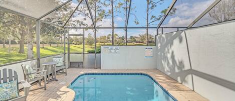 Una piscina climatizada