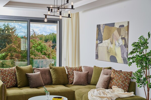 Deluxe Apartment | Living area - StayHere Rabat - Hay Riad Residential Living (Rabat)