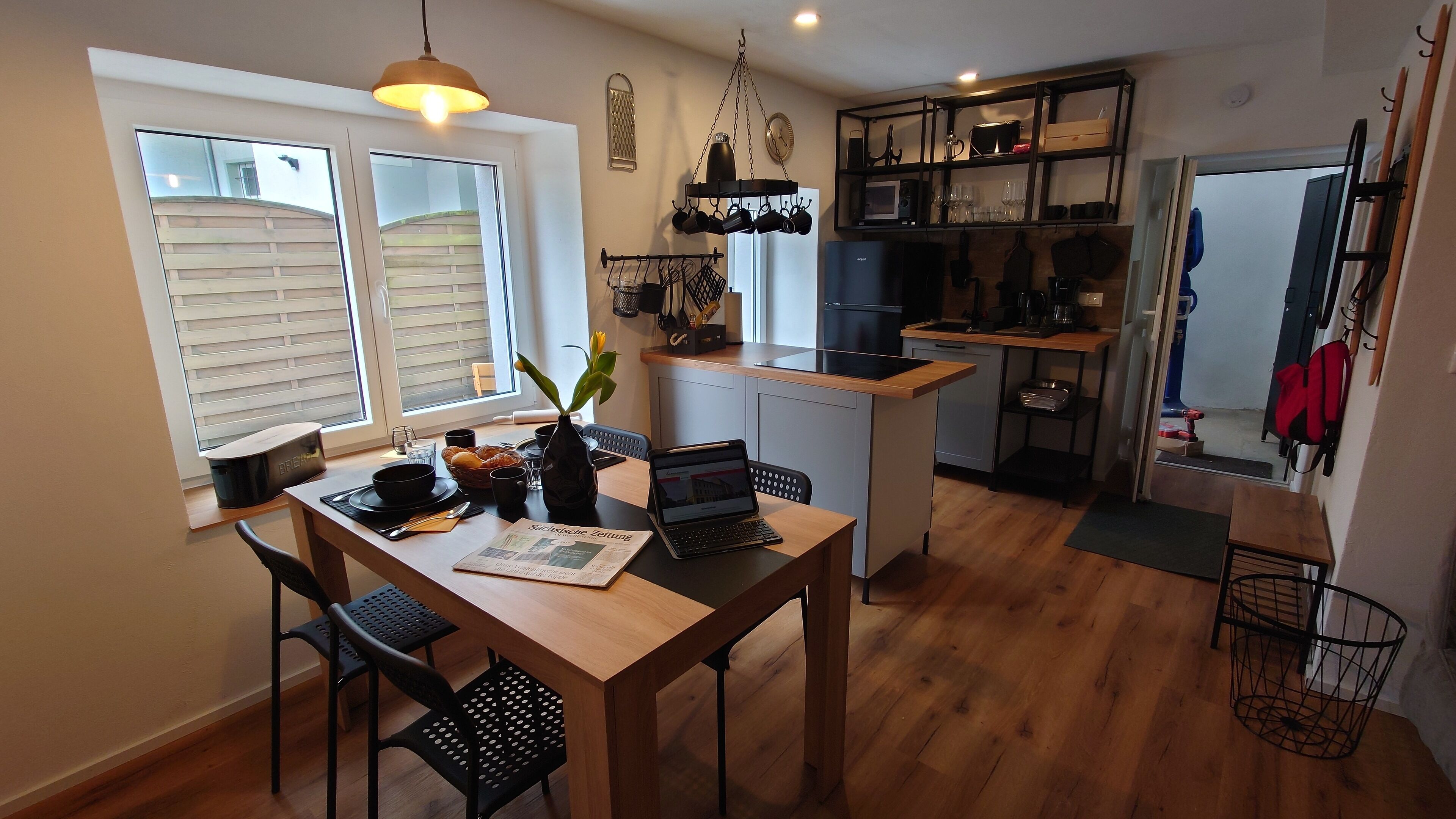 Business Condo | Living area | 40-inch LED TV with digital channels, TV, DVD player
