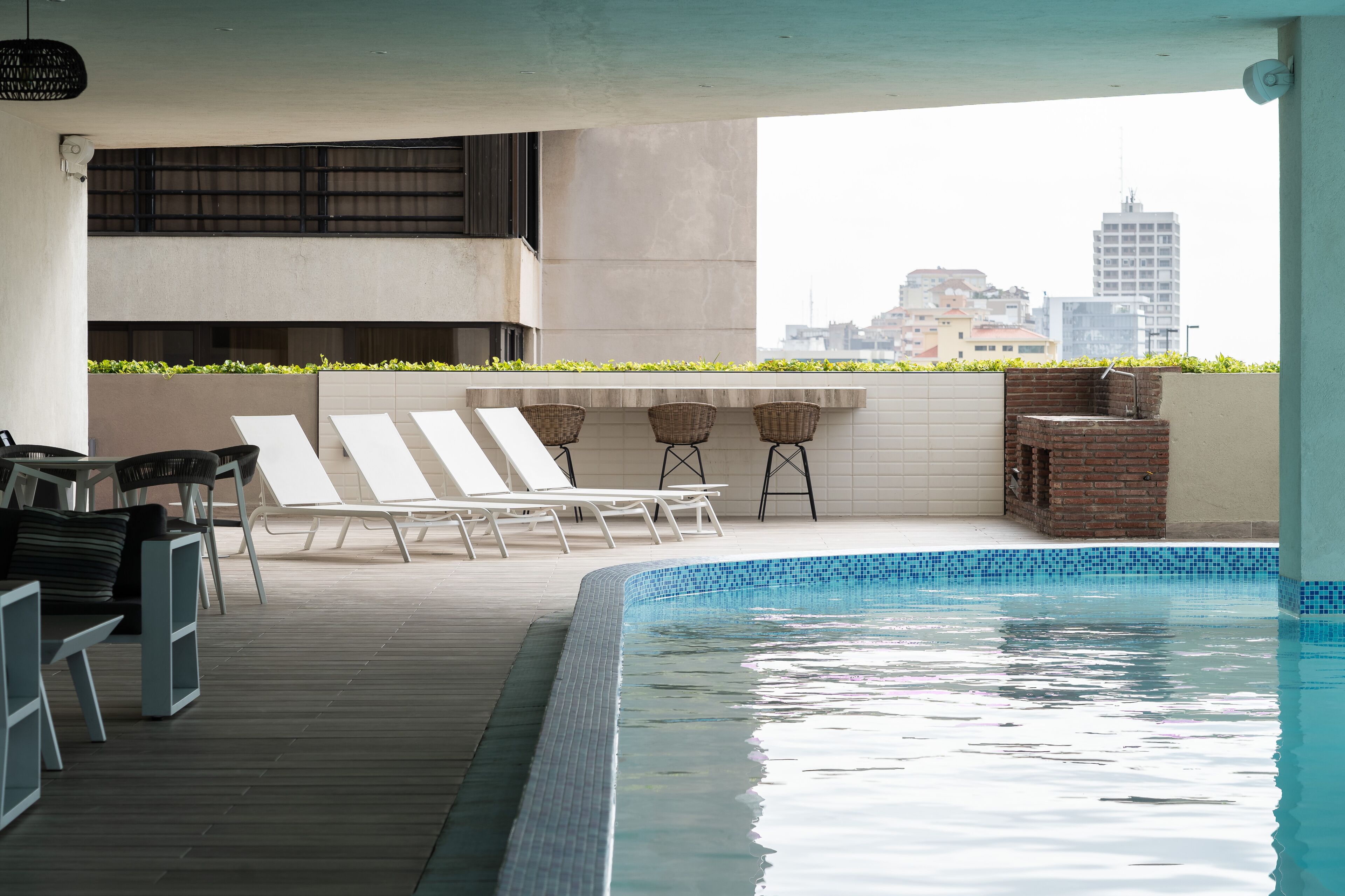 Alberca al aire libre 