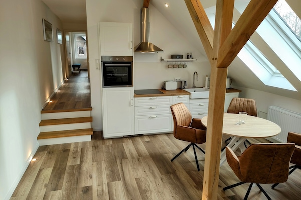 Offene Küche und Esszimmer