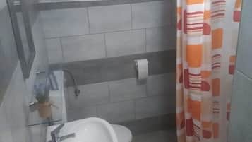 Hair dryer, towels