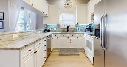 Exquisite 3-story home with private pool - short walk to beach