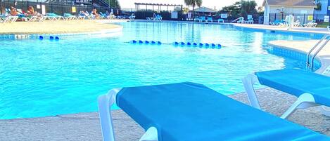 Indoor pool, outdoor pool