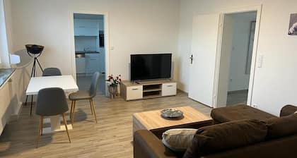 A modern renovated apartment with balcony terrace.