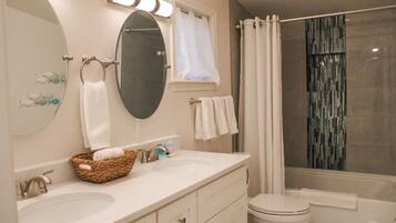 Three Amigos - Private Home | Bathroom | Free toiletries, hair dryer, towels, soap