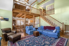 Living area - Family Tides - 311 139th Street 4 Bedroom Home by RedAwning (Ocean City)