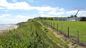 Chalet | Property grounds - 2bed-beachfront Sea-view-norfolk Home-pet Friendly (Norwich)