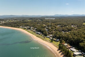 Beach nearby, sun-loungers