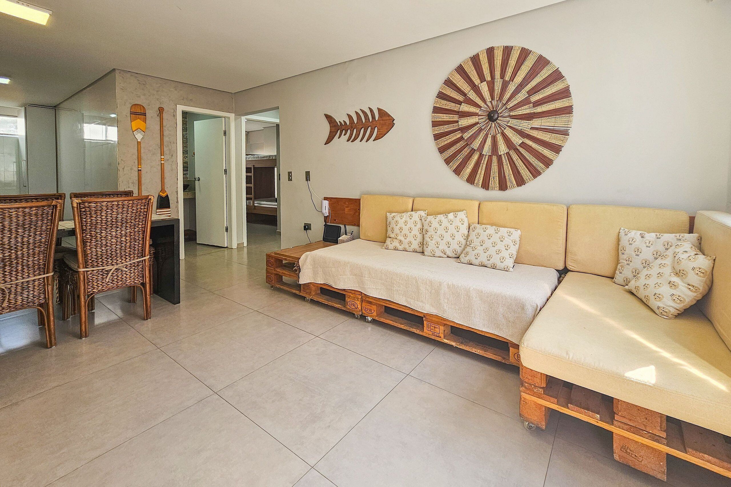 Apartamento | 2 quartos, individualmente decorados, individualmente mobiliados