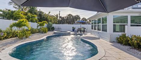 Una piscina climatizada