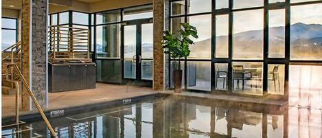 Indoor pool, outdoor pool