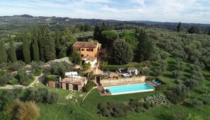 Exterior - Beautiful private villa with WIFI, A/C, private pool, hot tub, TV, patio, close to San Gimignano (Tresanti)