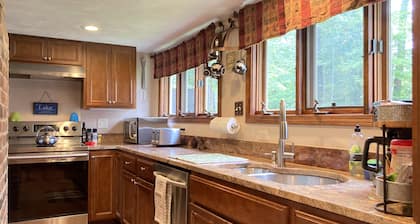 Big Pine Lakefront Cottage with Dock, Fire Pit & BBQ
