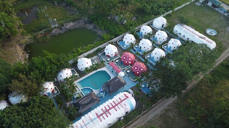 Property grounds. Binubusan Beach Hotel & Resort