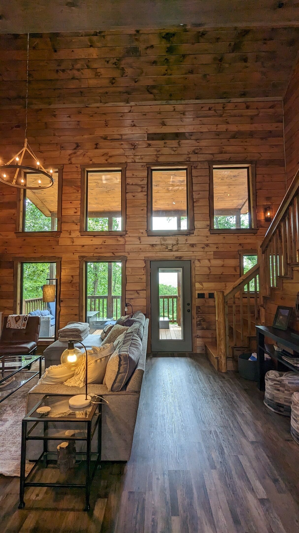 Smart TV, chimenea, videojuegos, libros