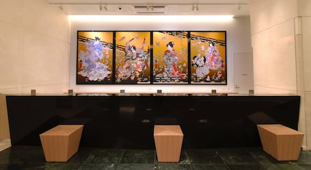 Reception. Odysis Suites Osaka Airport Hotel