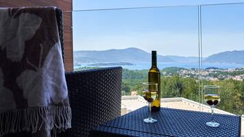 Basic-Apartment, Meerblick | Balkon