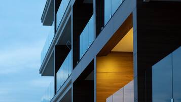 Front of property – evening/night