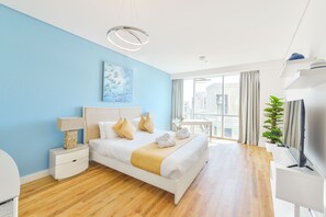 Departamento Deluxe | 2 habitaciones, caja de seguridad en la habitación y escritorio 