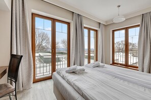 家庭公寓, 2 间卧室, 海景, 海滨 (Nautilus 6 os) | 特色装修、特色家居、办公桌、笔记本电脑工作区