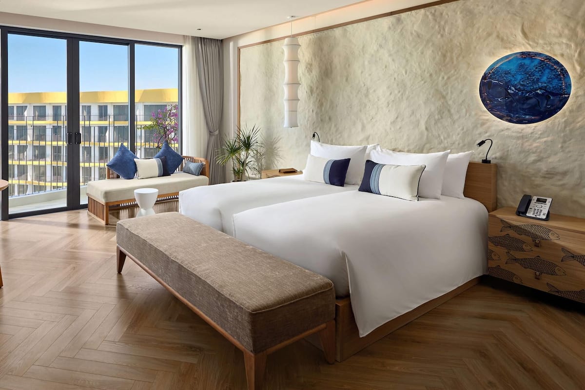 In-room safe, desk, laptop workspace, blackout curtains