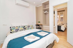 3 soverom, strykejern/-brett, wi-fi og sengetøy