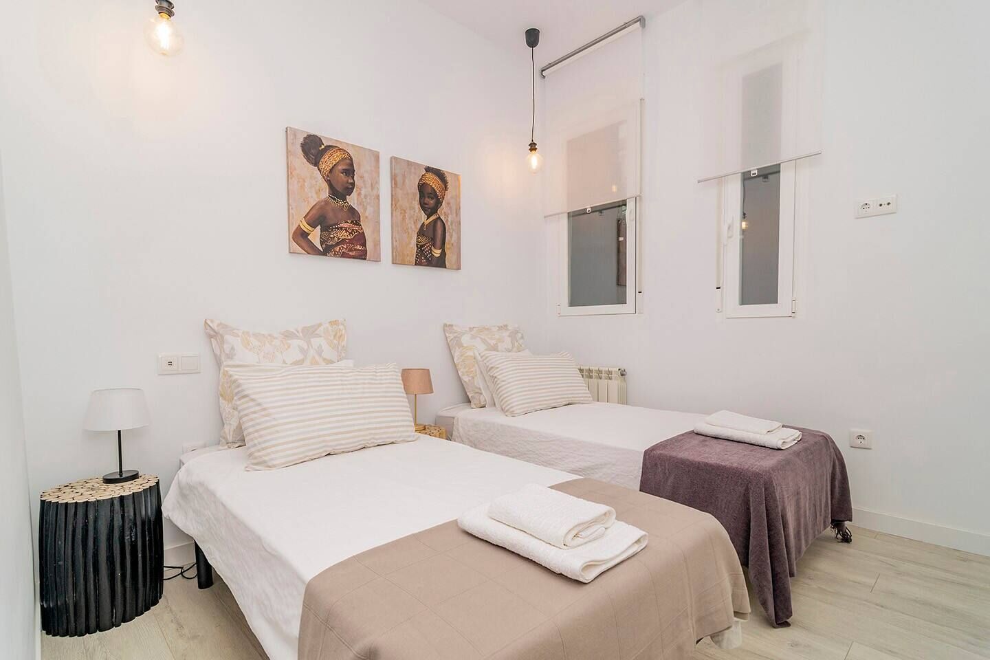 2 chambres, fer et planche à repasser, Wi-Fi, draps fournis