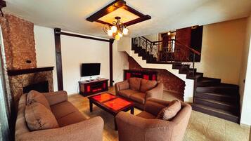 Casa familiar | Caja de seguridad en la habitación, cortinas blackout y wifi gratis