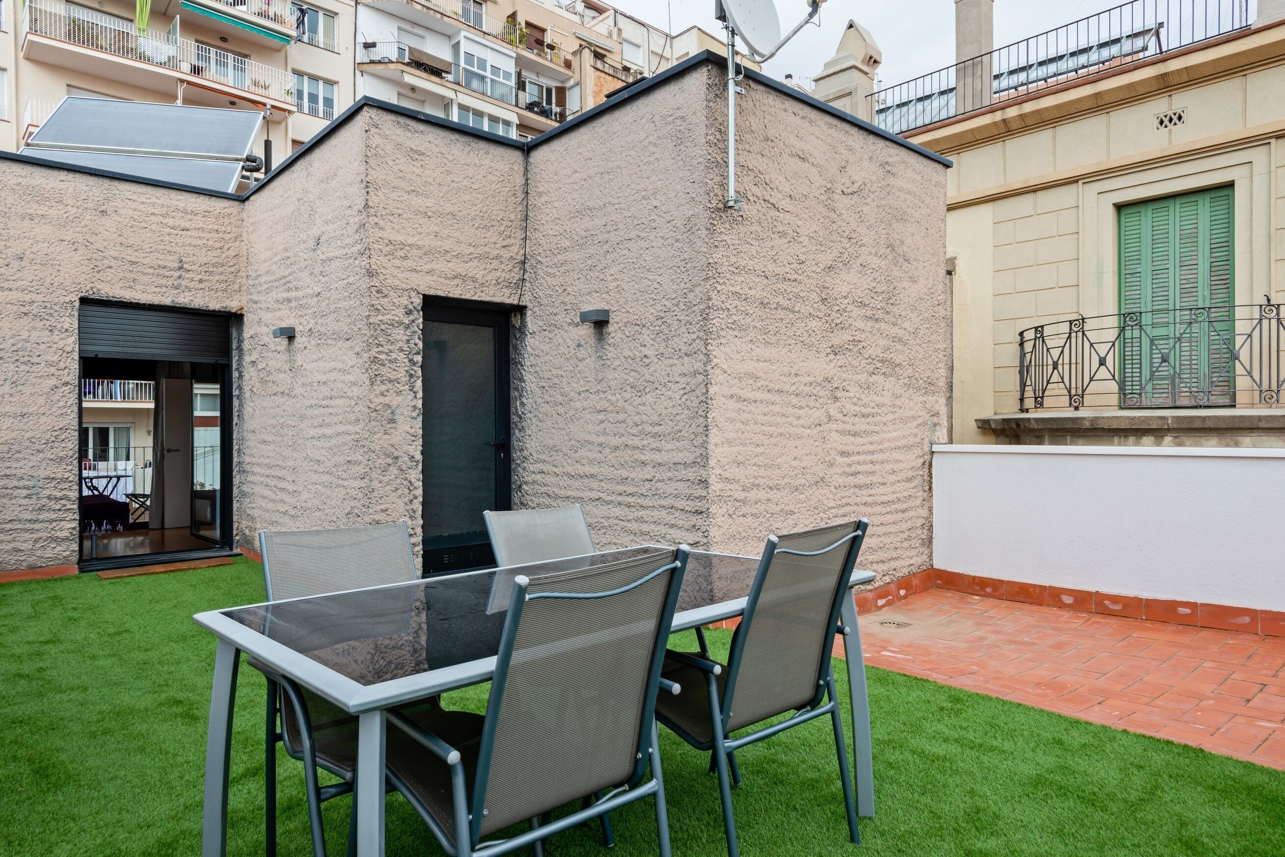 Apartamento Deluxe, terraza | Terraza o patio