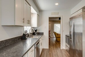 Fridge, microwave, oven, stovetop - 17th Ave South Unit A (Nashville)