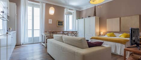 1 Schlafzimmer, Bügeleisen/Bügelbrett, kostenloses WLAN, Bettwäsche