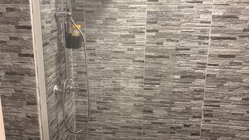 Towels, soap, toilet paper