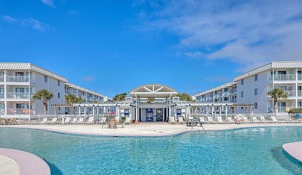 Indoor pool, a heated pool