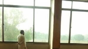 A room with large windows, a tiled floor, and a wooden pillar. - Hotel AL-Habib  (Islamabad)