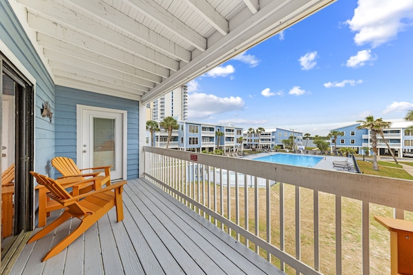 Signature Condo, 2 Bedrooms, Balcony, Pool View | Balcony