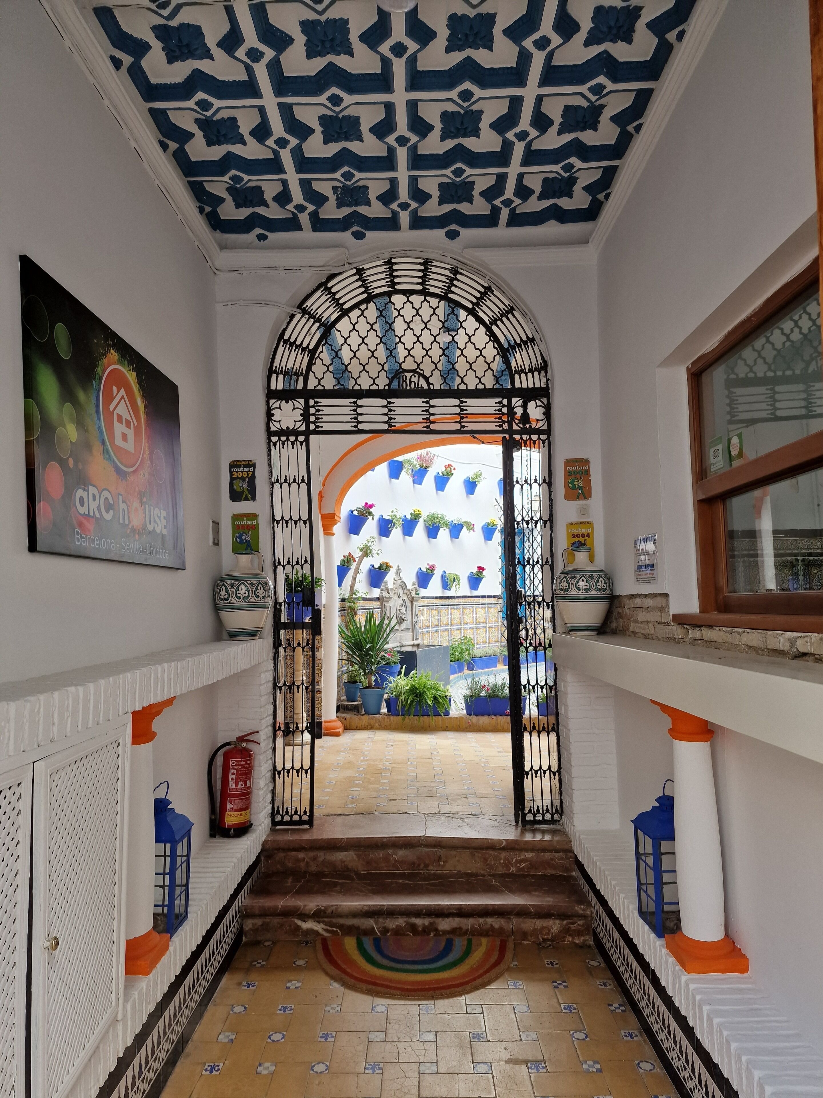 Entrada de la propiedad